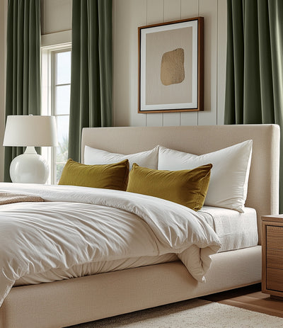 Hunter Green Signature Velvet Custom Curtain