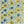 Zanni Multi Blue Green Geometric Faux Silk Jacquard Room Darkening Curtain