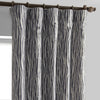 Tiger Stripe Grey Faux Silk Jacquard Curtain - HalfPriceDrapes.com