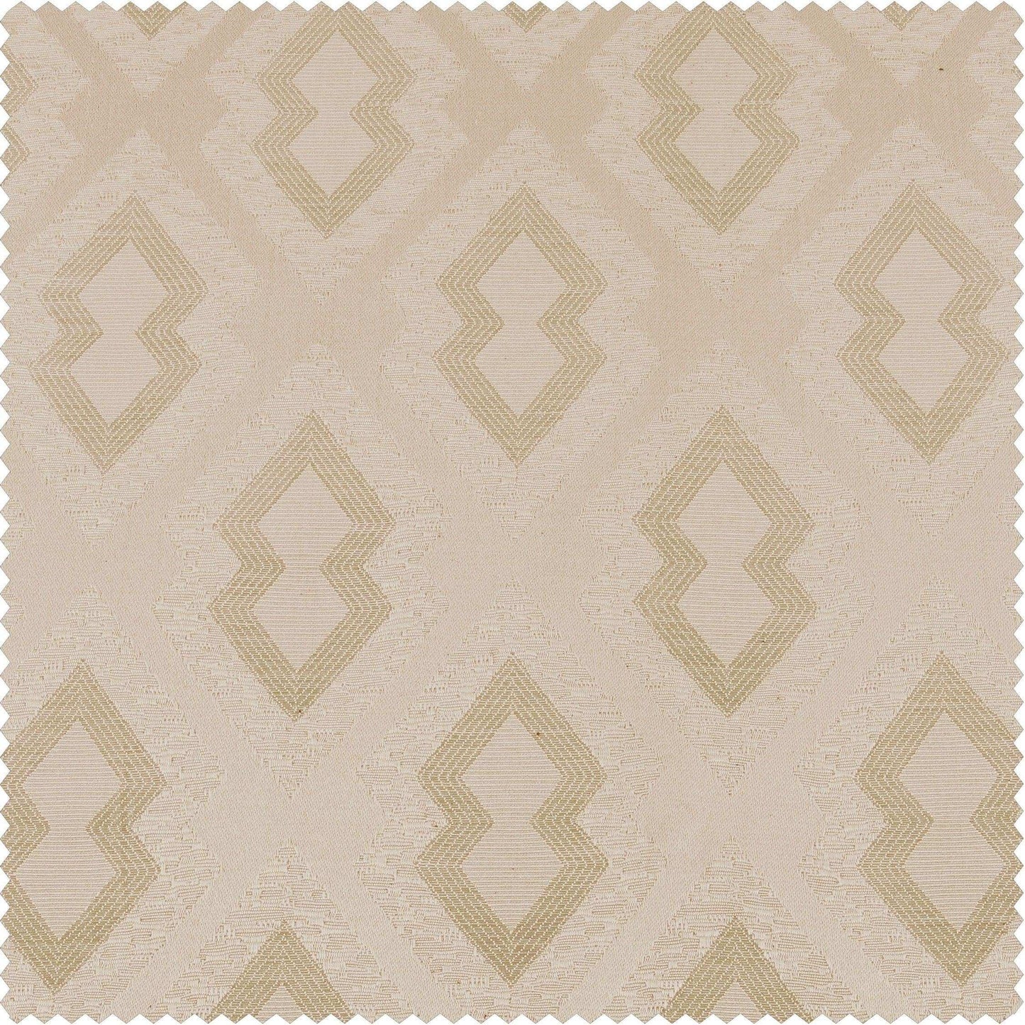 Paragon Sand Designer Jacquard Custom Curtain - HalfPriceDrapes.com