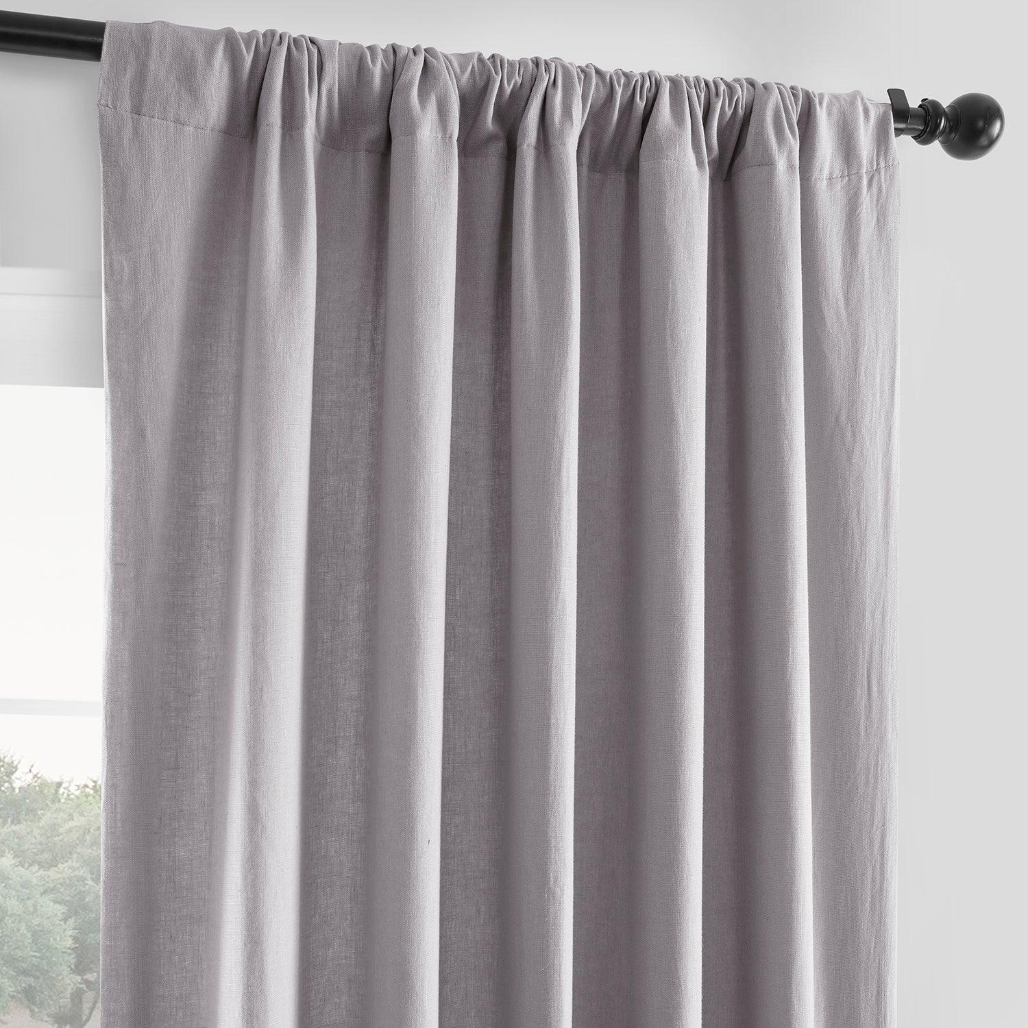 Earl Grey French Linen Curtain - HalfPriceDrapes.com