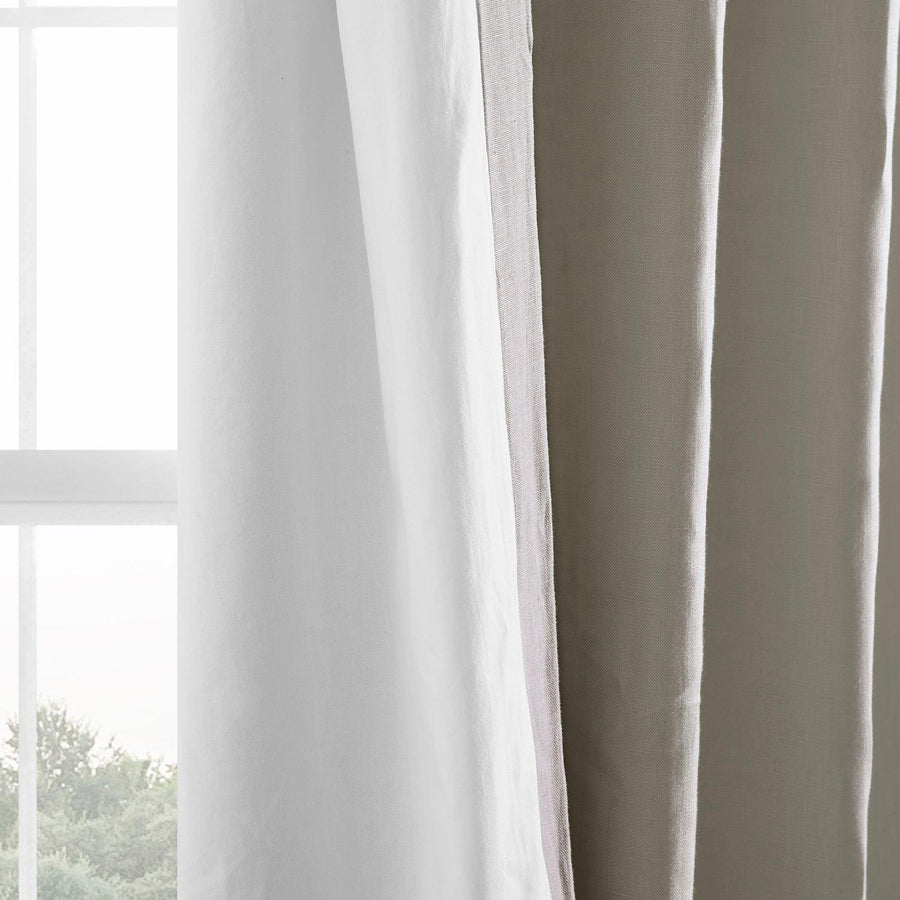 Fresh Khaki French Linen Curtain - HalfPriceDrapes.com