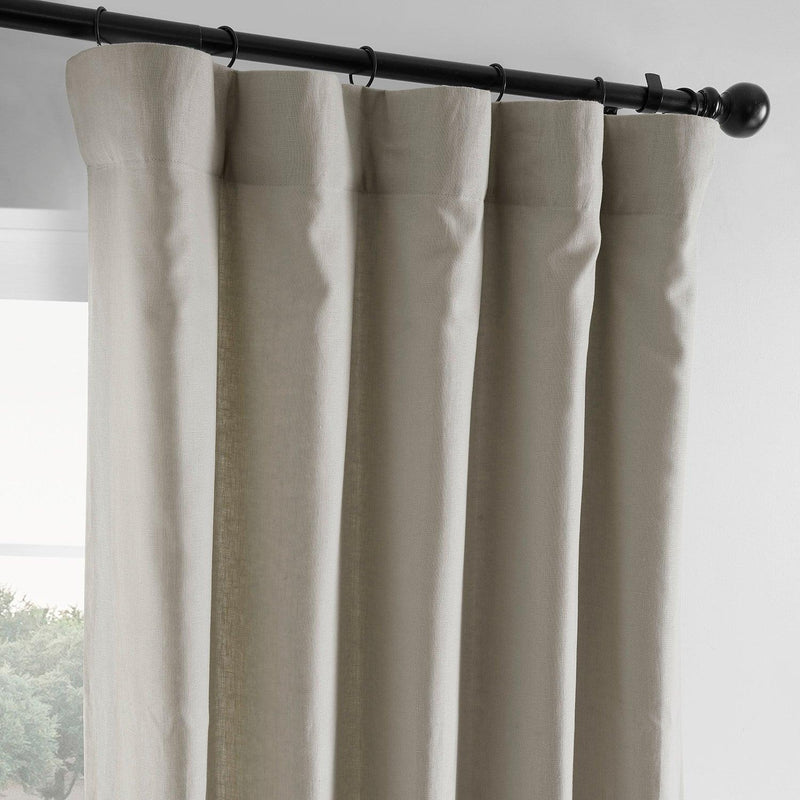 Fresh Khaki French Linen Curtain - HalfPriceDrapes.com