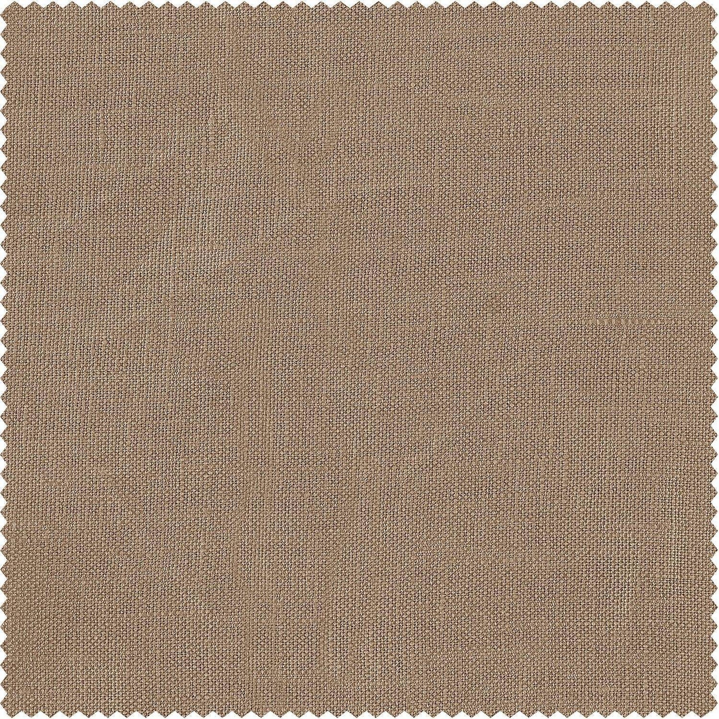 Flax Beige French Linen Swatch - HalfPriceDrapes.com