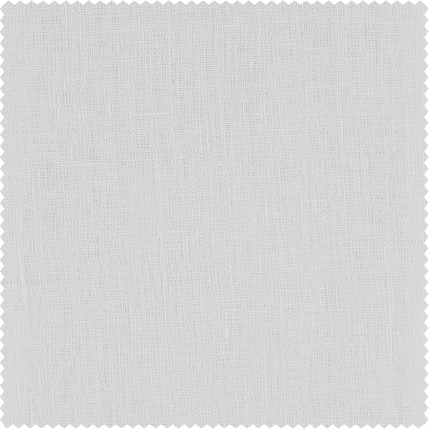 Crisp White French Linen Swatch - HalfPriceDrapes.com
