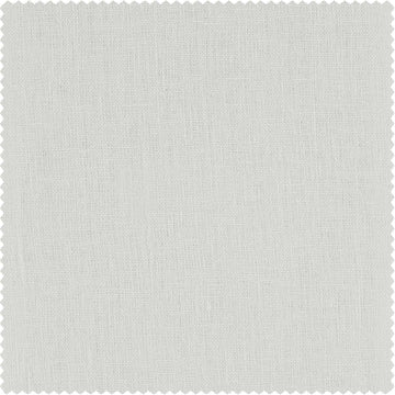 Crisp White French Linen Swatch - HalfPriceDrapes.com
