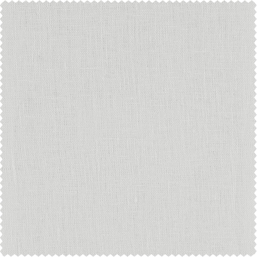 Crisp White French Linen Swatch - HalfPriceDrapes.com