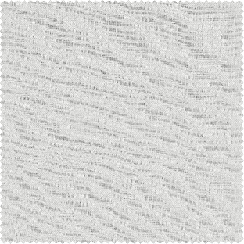 Crisp White French Linen Custom Curtain - HalfPriceDrapes.com