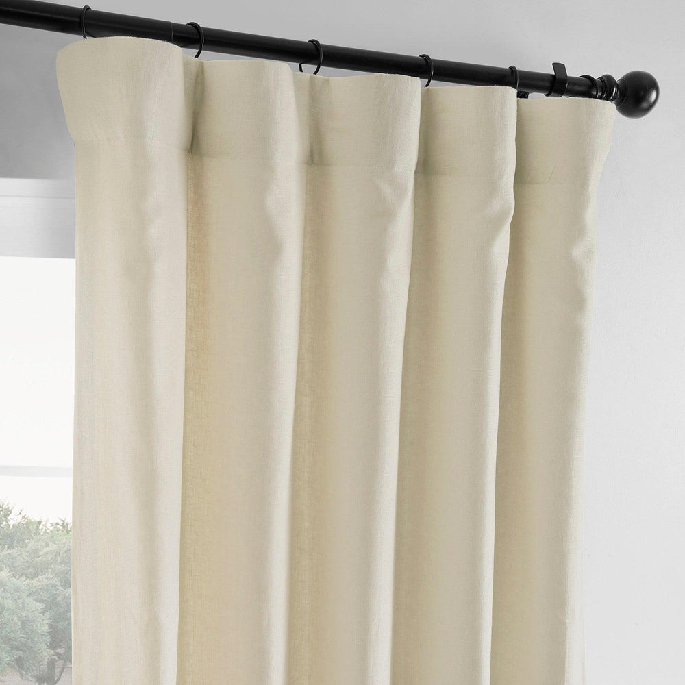 Ancient Ivory French Linen Curtain - HalfPriceDrapes.com