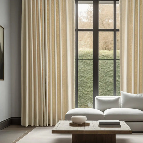 Walnut Beige French Linen Custom Curtain