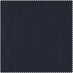 Native Navy French Linen Curtain