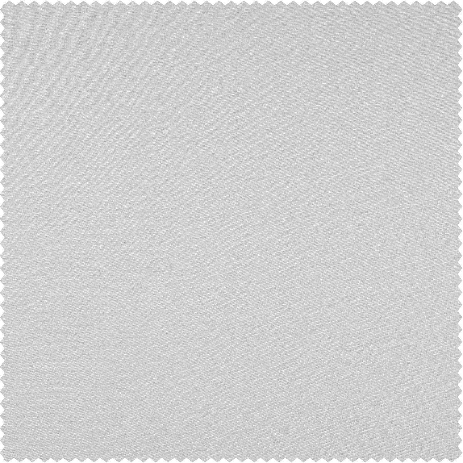 Bright White Euro Linen Swatch - HalfPriceDrapes.com