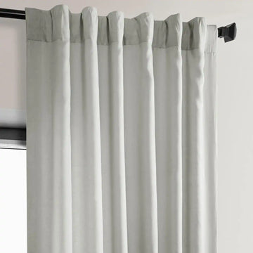 Light Greige Euro Linen Curtain - HalfPriceDrapes.com