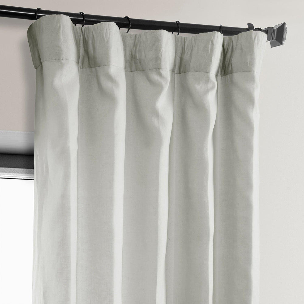 Light Greige Euro Linen Curtain - HalfPriceDrapes.com