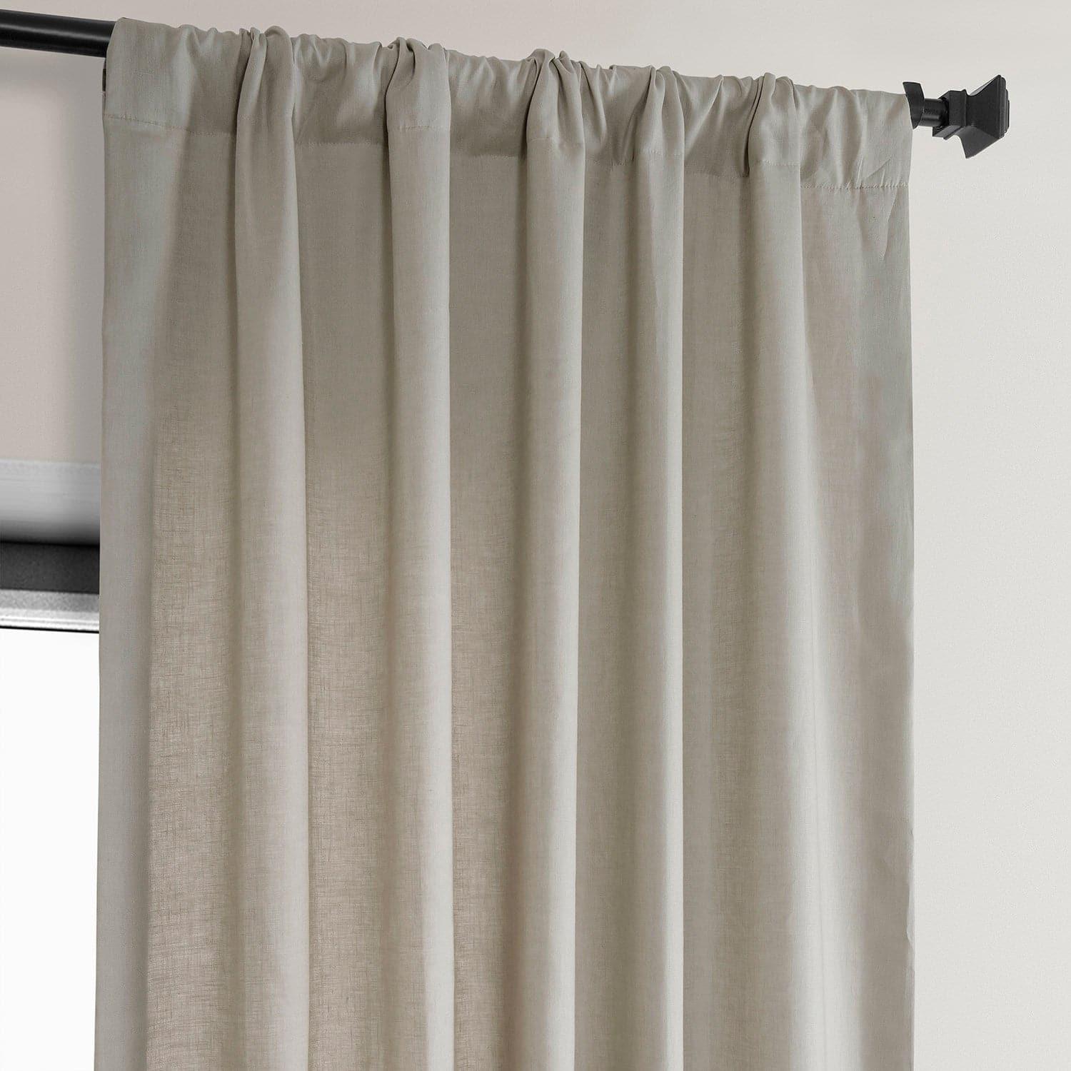 Light Birch Euro Linen Curtain - HalfPriceDrapes.com