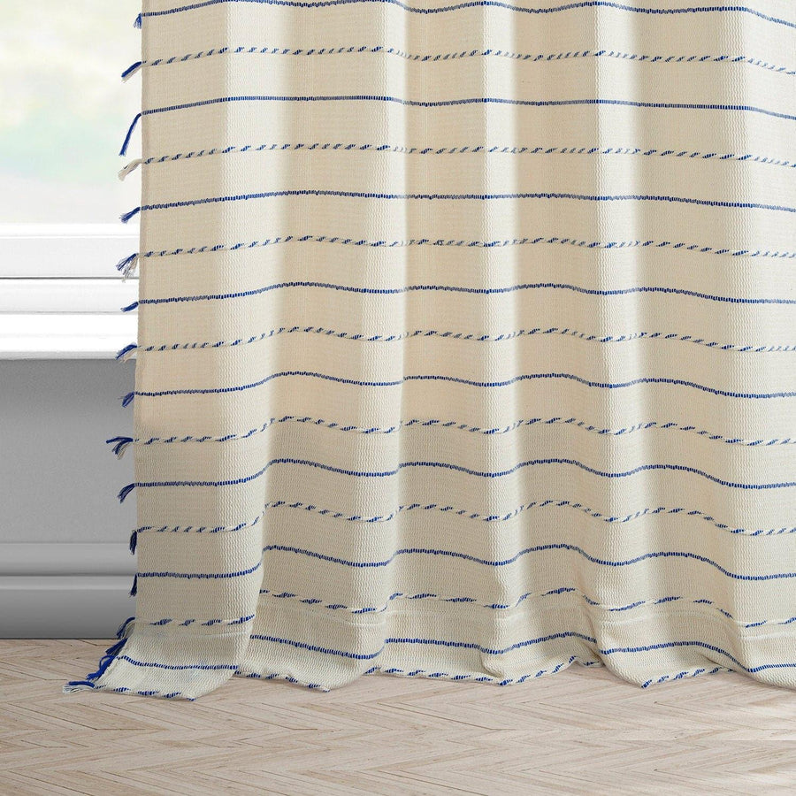 Andros Loom Woven Cotton Sheer Curtain - HalfPriceDrapes.com