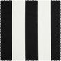Nautical Black Striped Grommet Villanova Outdoor Curtain
