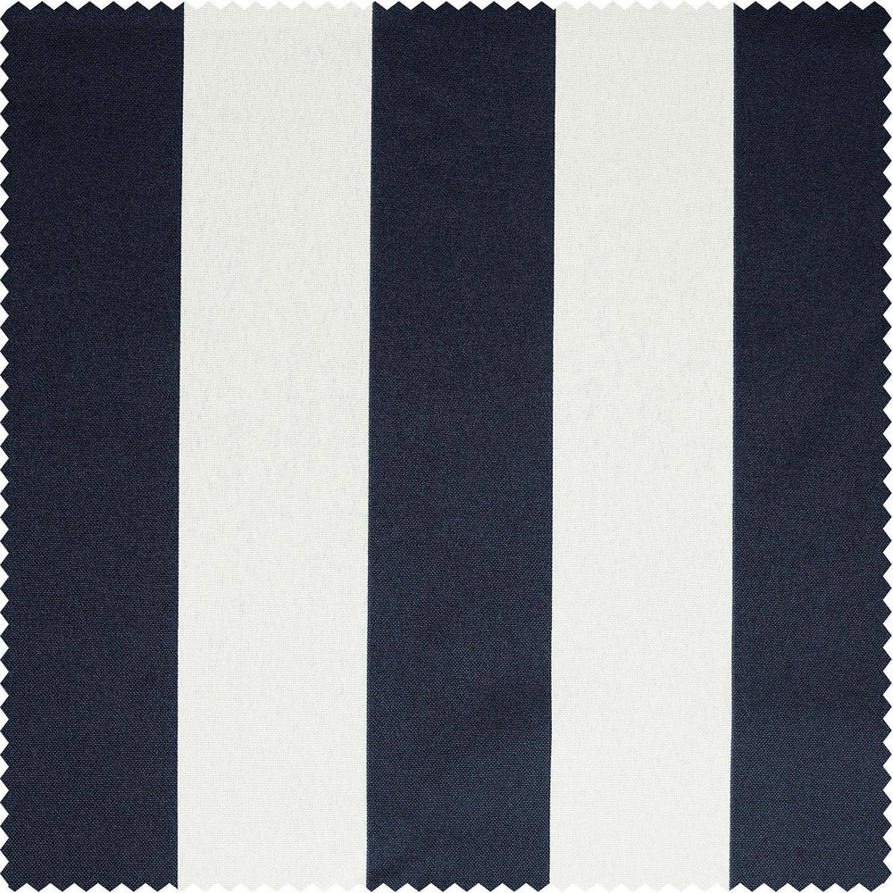 Nautical Navy Blue Striped Villanova Outdoor Swatch