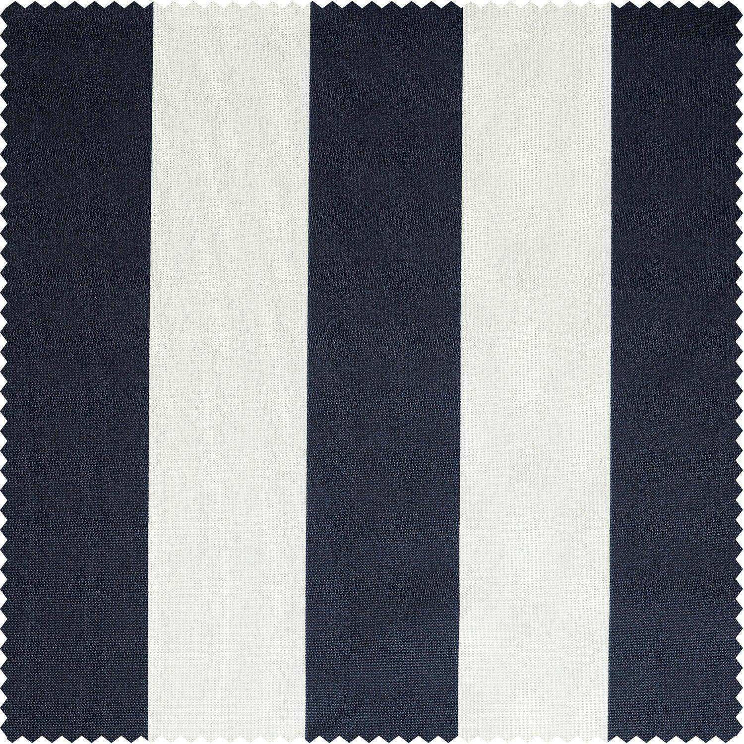 Nautical Navy Blue Striped Villanova Outdoor Swatch