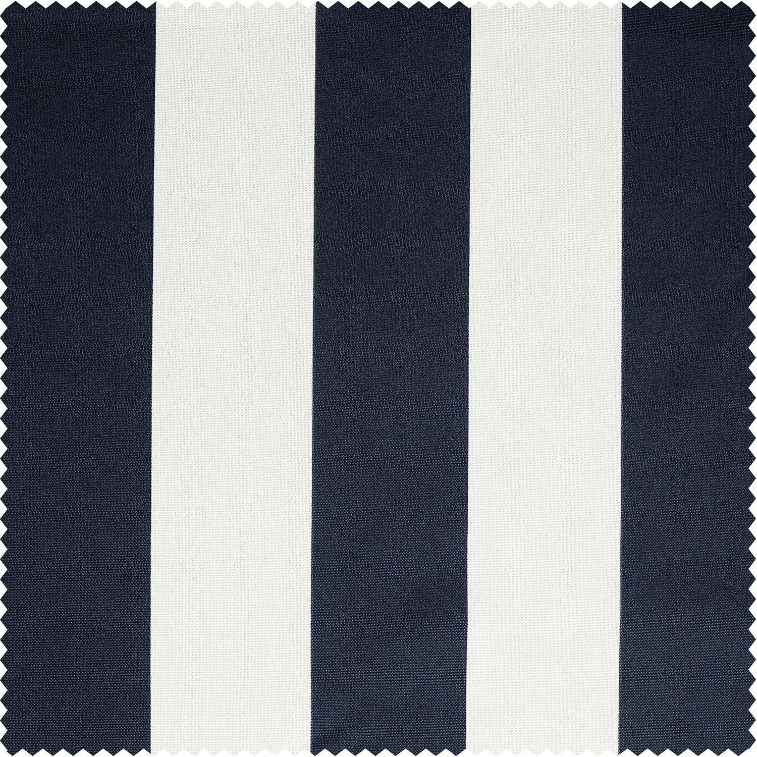 Nautical Navy Blue Striped Villanova Outdoor Swatch