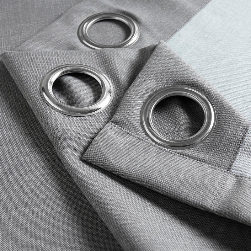 Silver Mist Grommet Villanova Outdoor Curtain