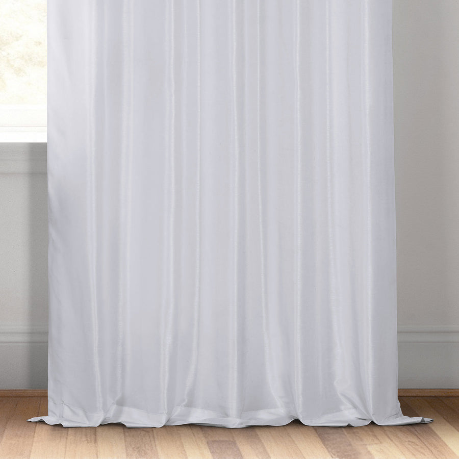 Ice Vintage Textured Faux Dupioni Silk Curtain