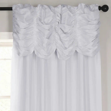 Ice Ruched Vintage Textured Faux Dupioni Silk Room Darkening Curtain