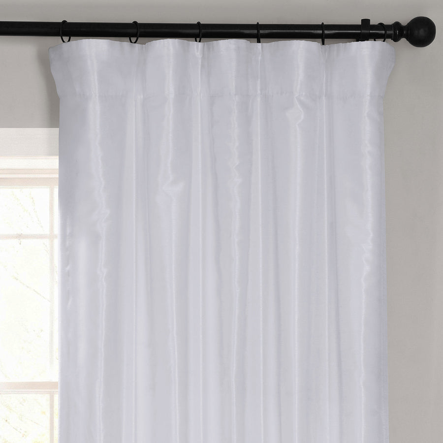 Ice Vintage Textured Faux Dupioni Silk Curtain