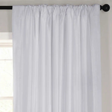 Ice Vintage Textured Faux Dupioni Silk Room Darkening Curtain