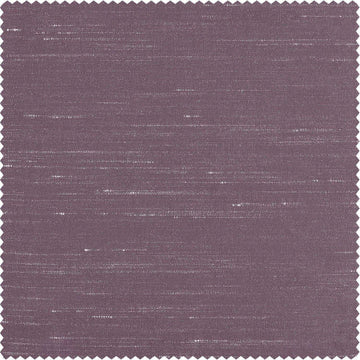 Smokey Plum Vintage Textured Faux Dupioni Silk Custom Curtain - HalfPriceDrapes.com