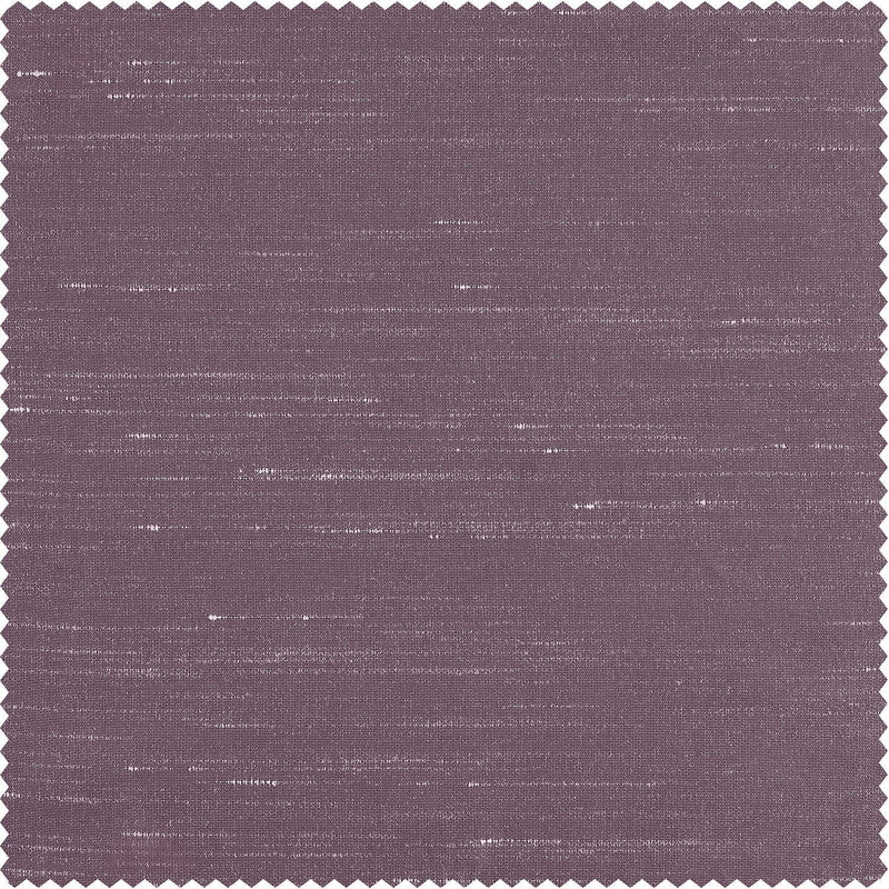 Smokey Plum Vintage Textured Faux Dupioni Silk Custom Curtain - HalfPriceDrapes.com