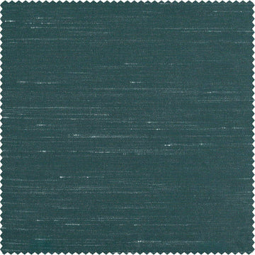 Peacock Vintage Textured Faux Dupioni Silk Swatch - HalfPriceDrapes.com