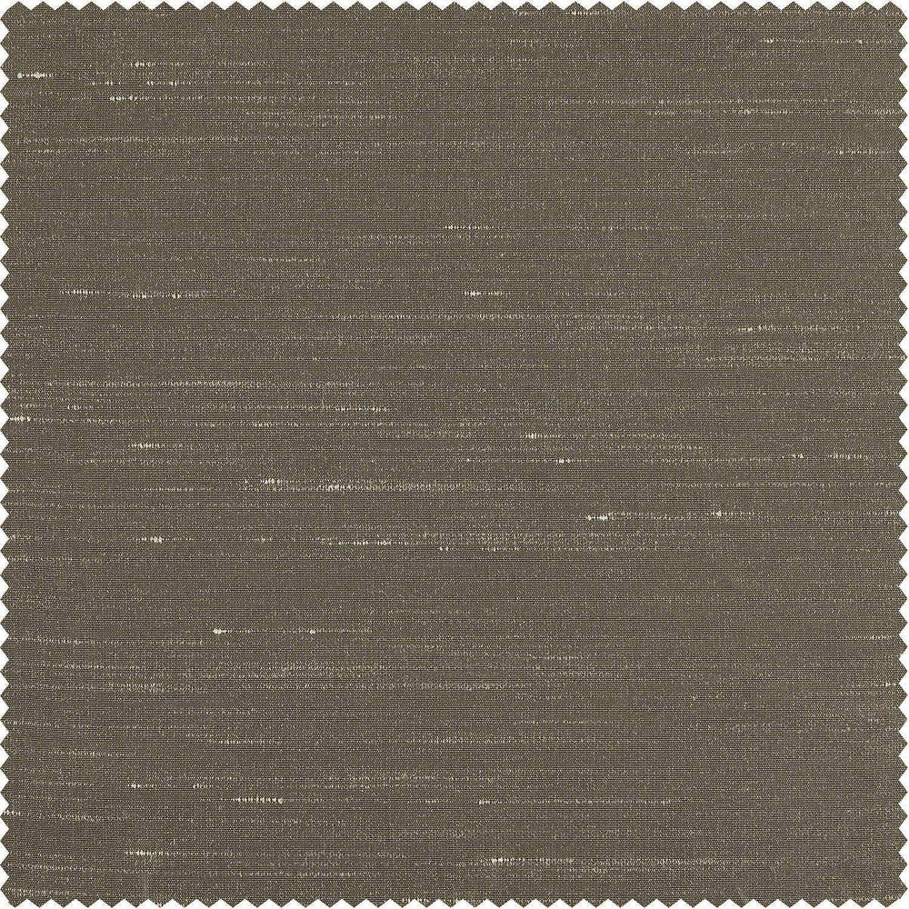 Warm Stone Vintage Textured Faux Dupioni Silk Custom Curtain - HalfPriceDrapes.com