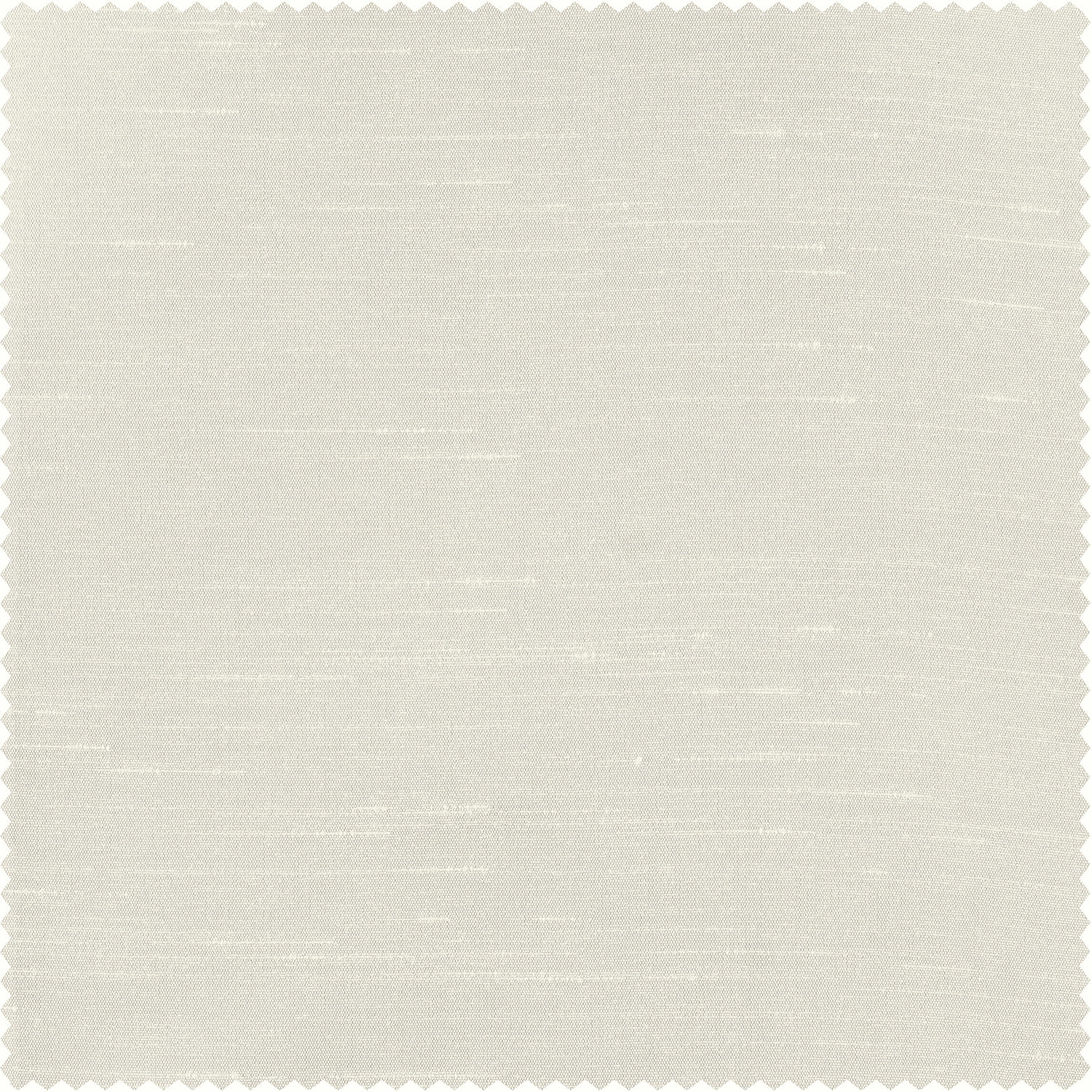 Off White Extra Wide Vintage Textured Faux Dupioni Silk Blackout Curtain