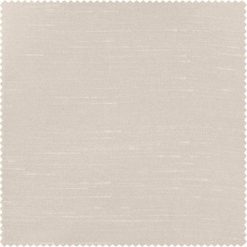 Off White Vintage Textured Faux Dupioni Silk Swatch