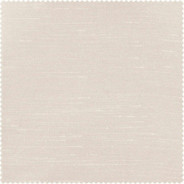 Off White Vintage Textured Faux Dupioni Silk Custom Curtain