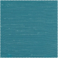 Nassau Blue Vintage Textured Faux Dupioni Silk Swatch