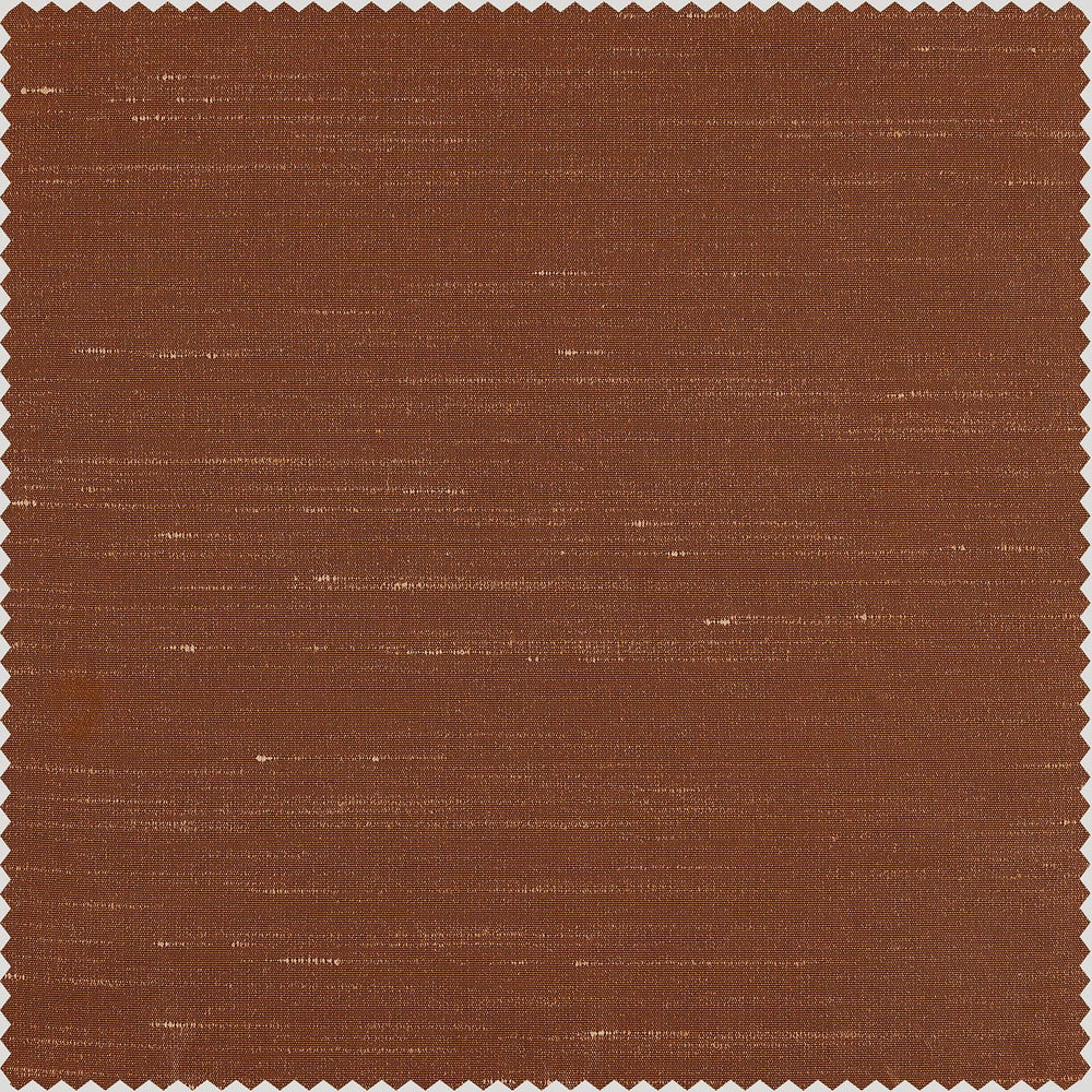 Copper Kettle Vintage Textured Faux Dupioni Silk Custom Curtain - HalfPriceDrapes.com