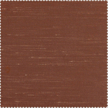Copper Kettle Vintage Textured Faux Dupioni Silk Custom Curtain - HalfPriceDrapes.com