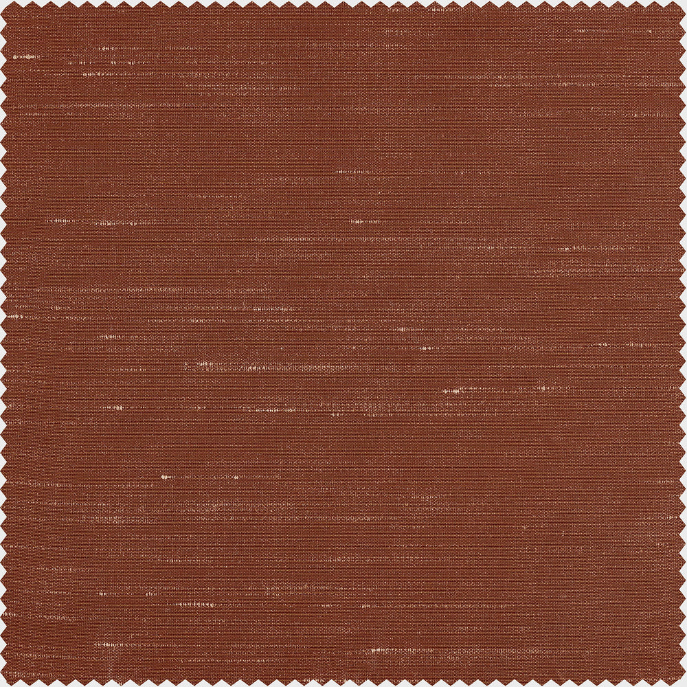 Copper Kettle Vintage Textured Faux Dupioni Silk Swatch
