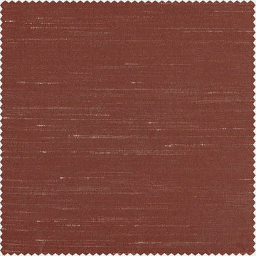 Copper Kettle Vintage Textured Faux Dupioni Silk Swatch