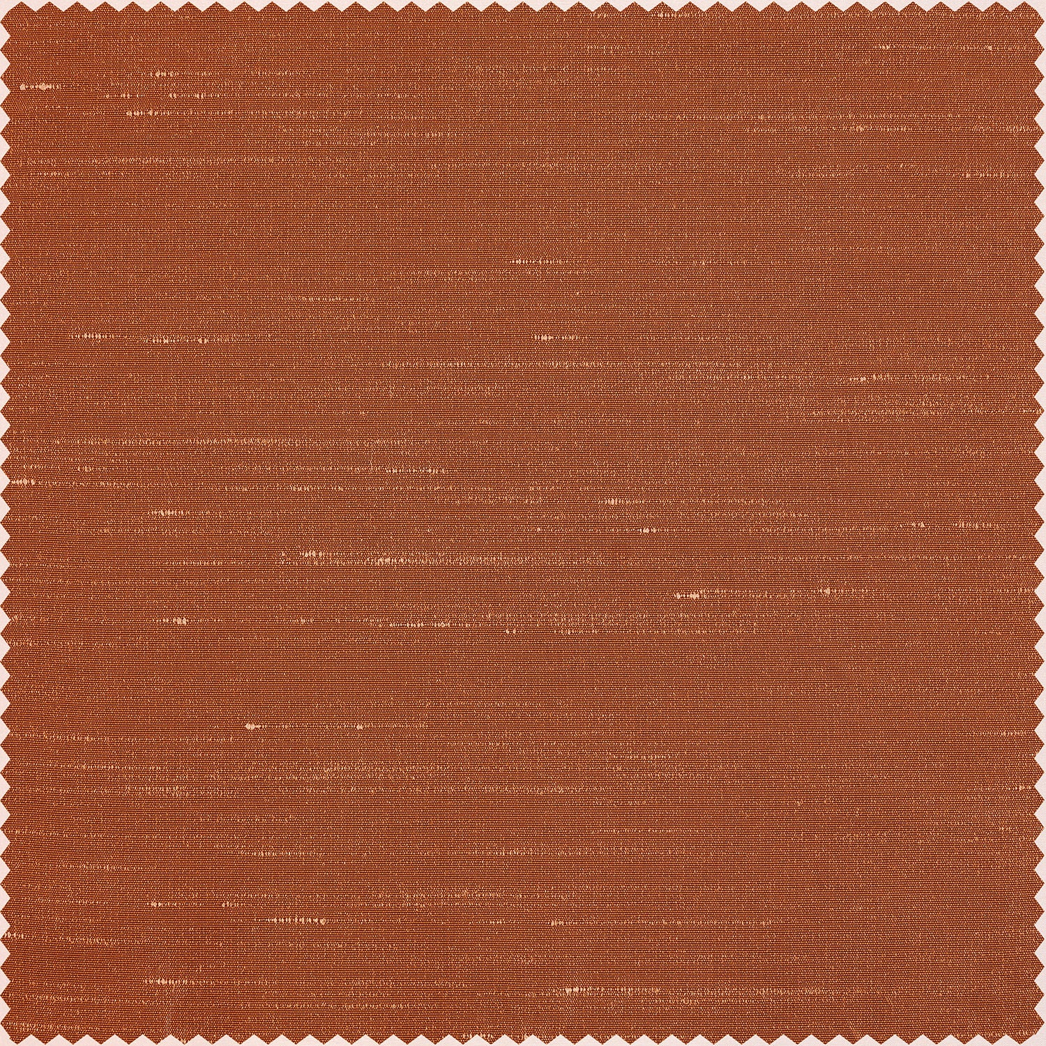 Copper Kettle Vintage Textured Faux Dupioni Silk Blackout Curtain