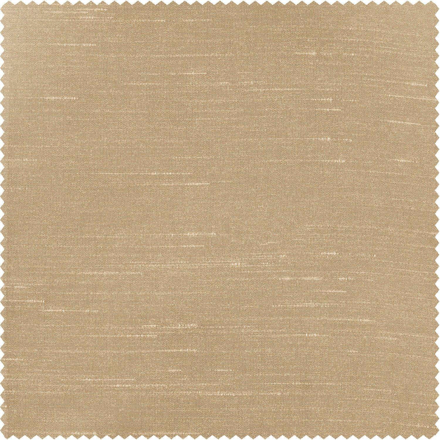 Almond Textured Faux Dupioni Silk Swatch - HalfPriceDrapes.com