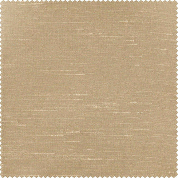Almond Textured Faux Dupioni Silk Swatch - HalfPriceDrapes.com