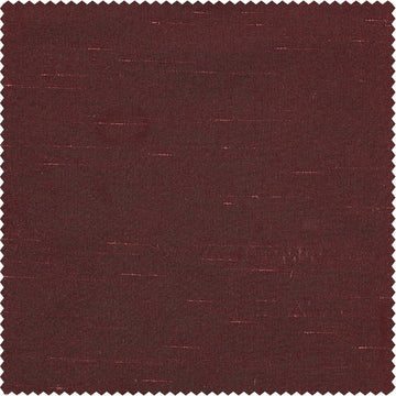 Ruby Vintage Textured Faux Dupioni Silk Custom Curtain - HalfPriceDrapes.com