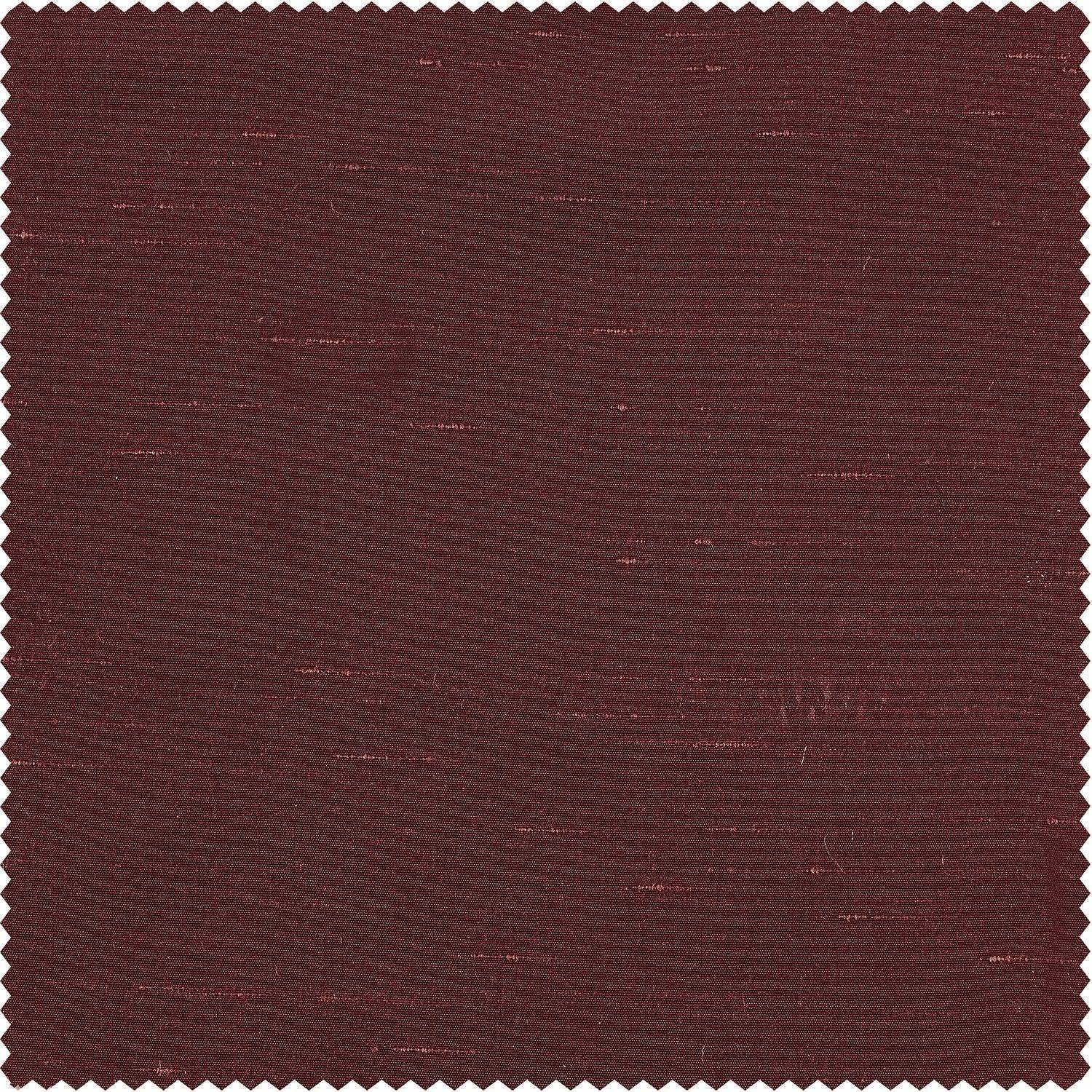 Ruby Vintage Textured Faux Dupioni Silk Fabric