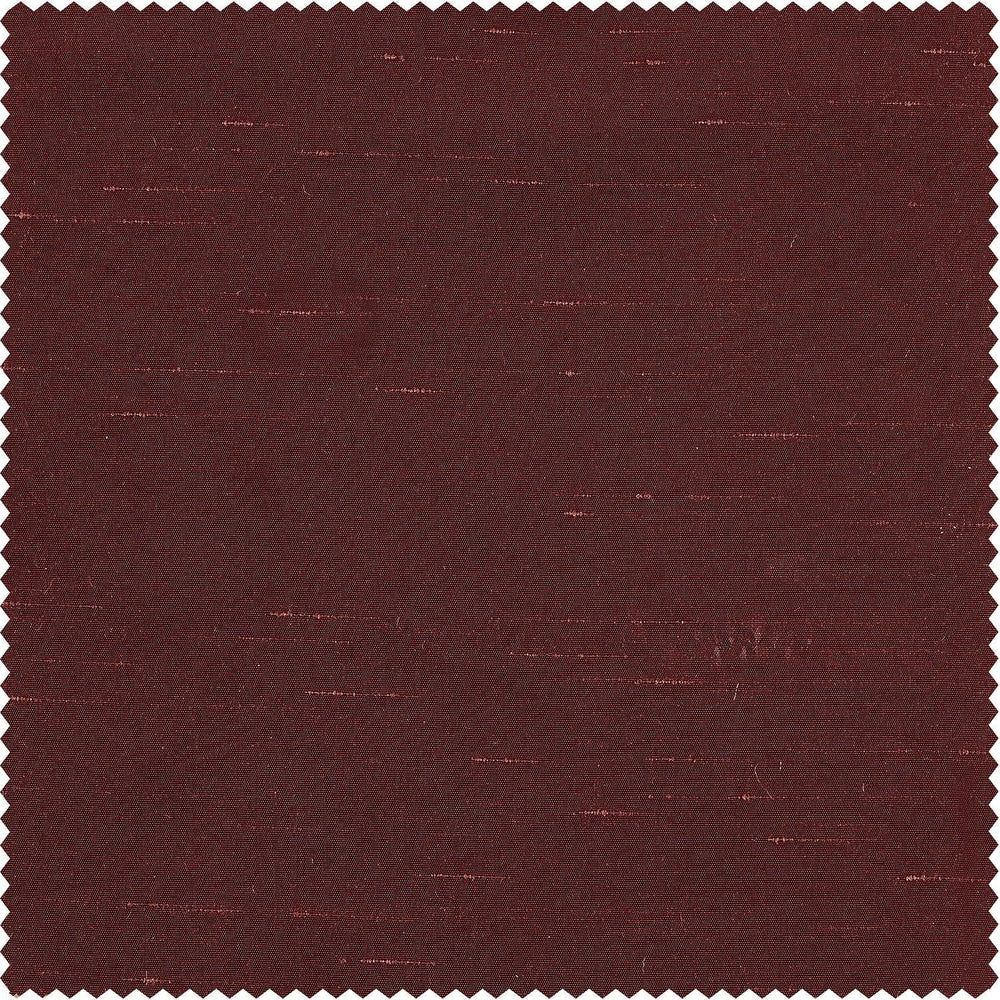 Ruby Vintage Textured Faux Dupioni Silk Swatch - HalfPriceDrapes.com