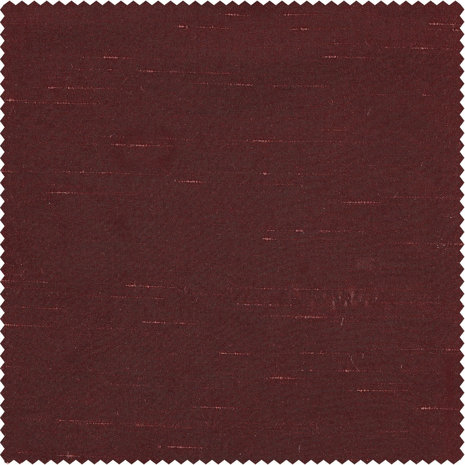 Ruby Vintage Textured Faux Dupioni Silk Swatch - HalfPriceDrapes.com