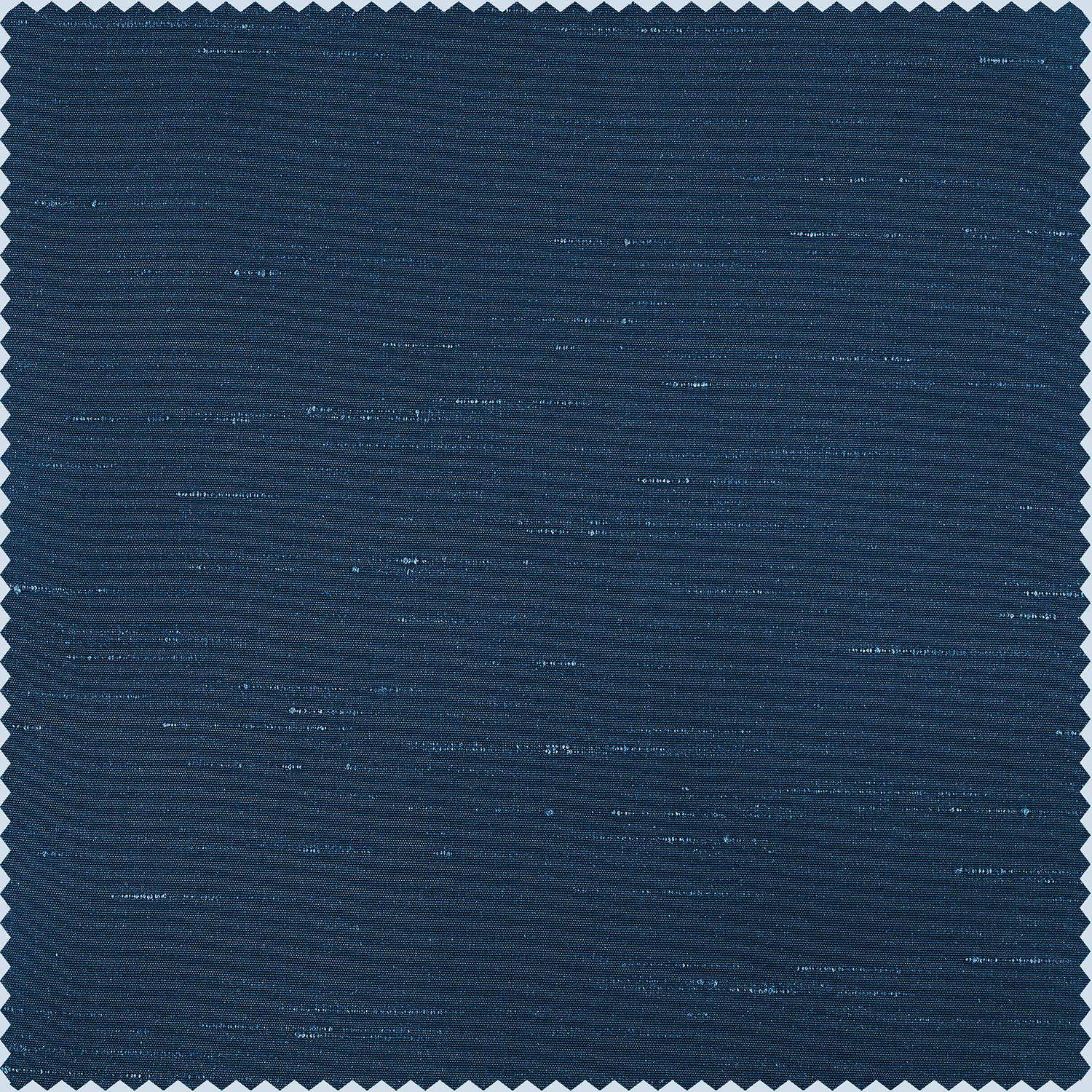 Captain's Blue Vintage Textured Faux Dupioni Silk Swatch