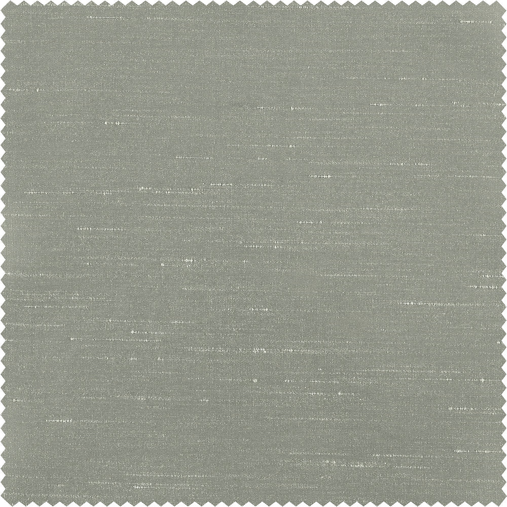 Silver Vintage Textured Faux Dupioni Silk Swatch